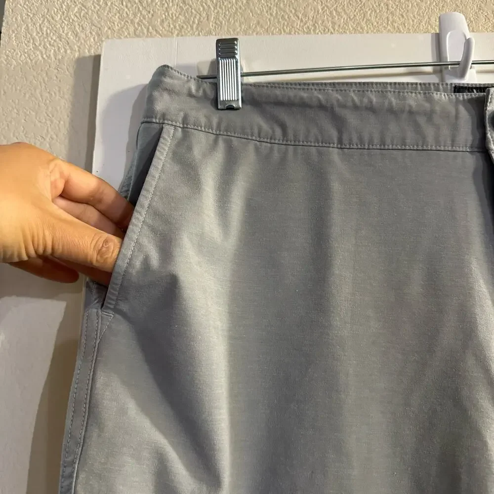 Faherty Men’s All Day Shorts In Ice Gray Size 36